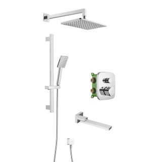 Душевой комплект Swedbe Platta 5562 с термостатом хром